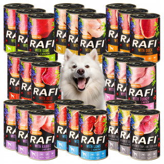 Rafi mokré krmivo jahňacina 0,4 kg